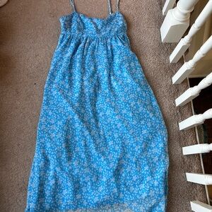Abercrombie & Fitch Light Blue Floral Kids Dress